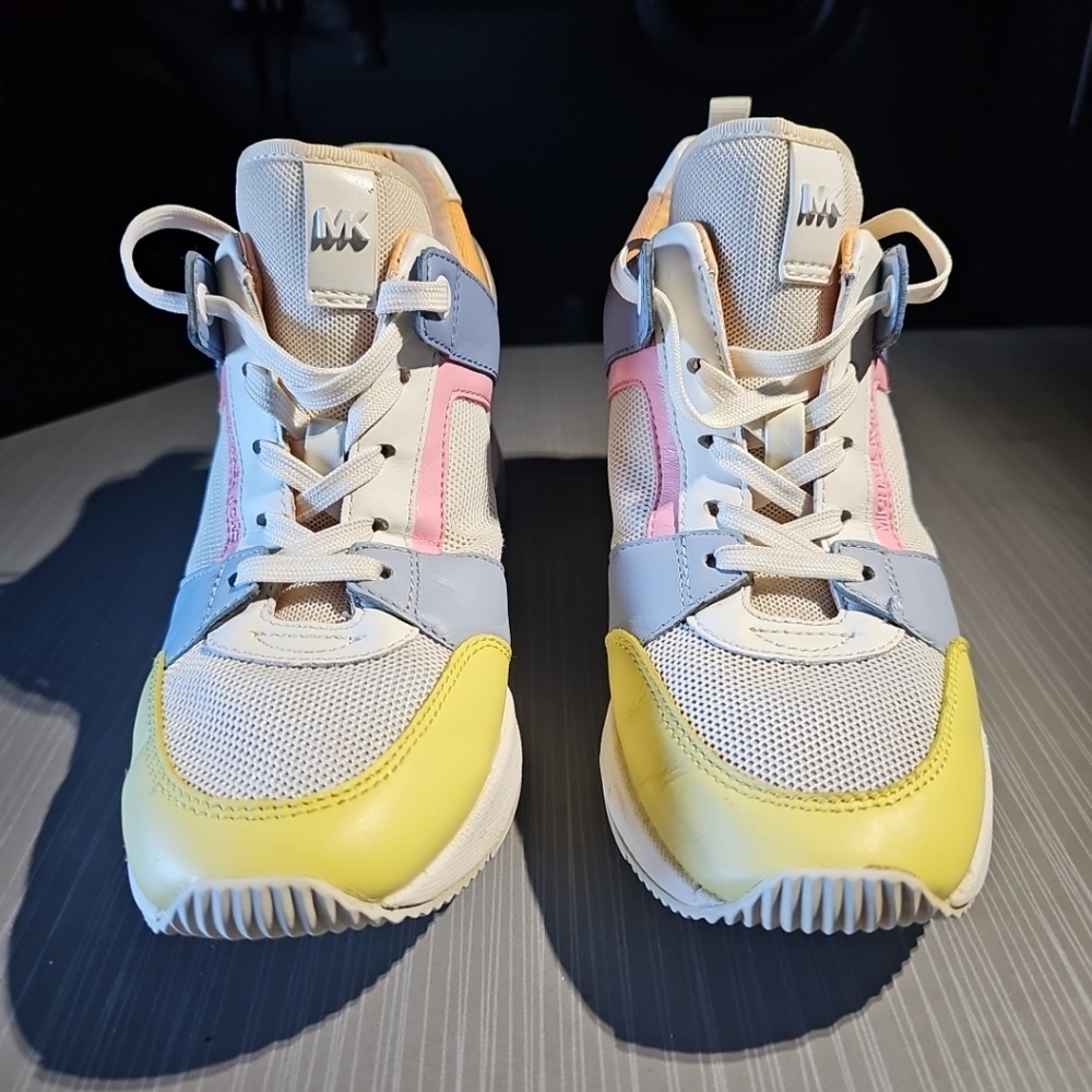 Michael Kors Georgie Trainer Sneakers Multi Color Sz 6M Limited Edition Rare EUC - Picture 2 of 10
